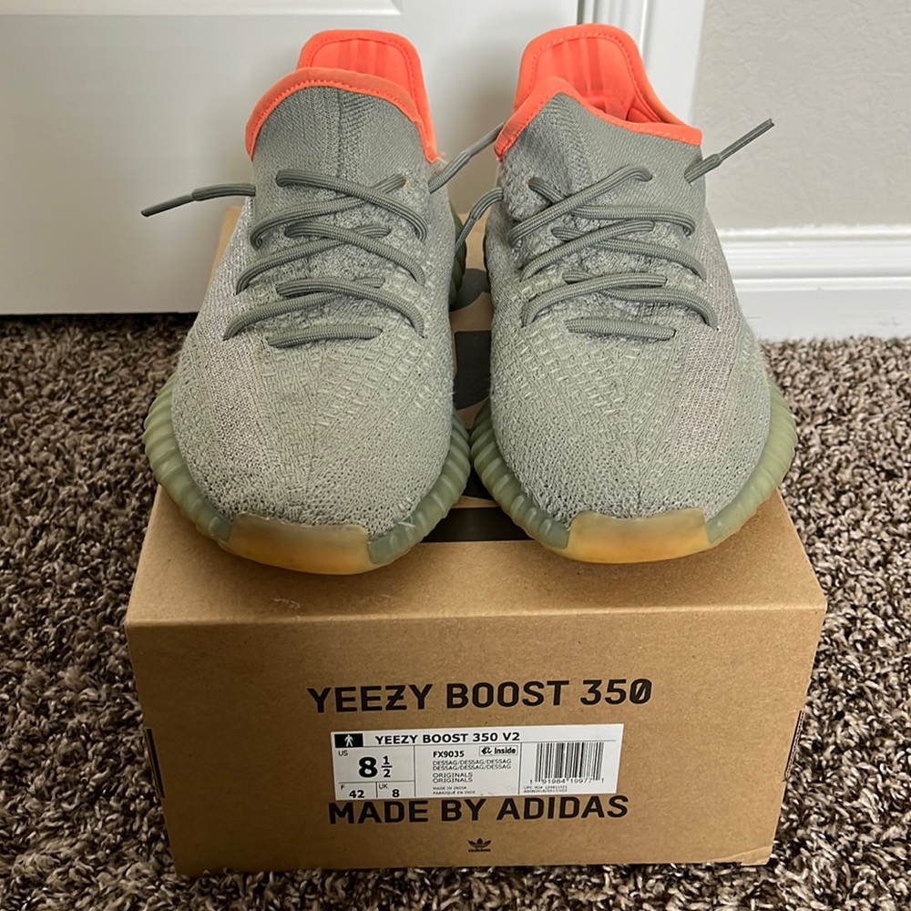Yeezy Boost 350 V2 'Desert Sage' size 8.5